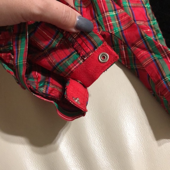 Holiday Baby Plaid One Piece - Picture 4 of 4